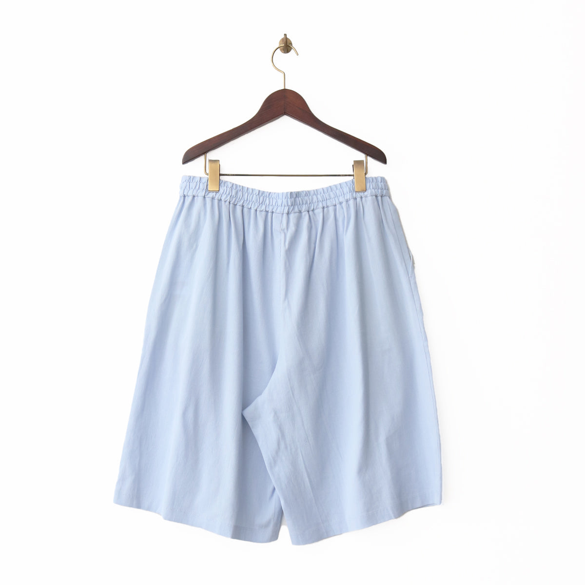 コットンクレープハーフパンツ